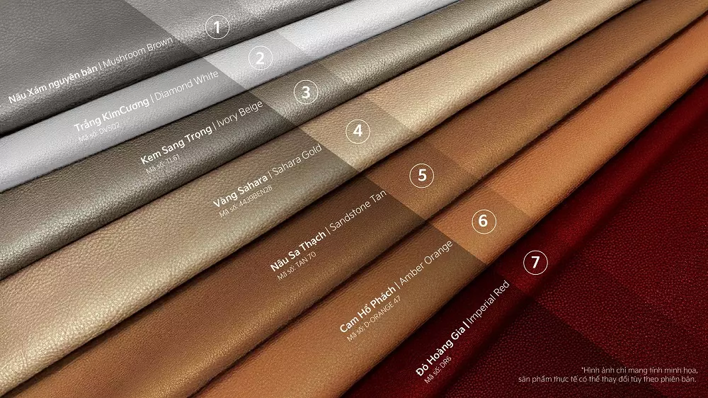 Các tùy chọn màu sắc nội thất của Kia Carnival Premium Hybrid Các tùy chọn màu sắc nội thất của Kia Carnival Premium Hybrid