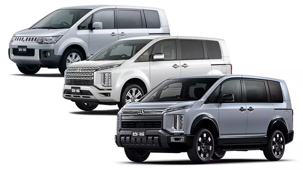 Sự thay đổi về thiết kế của Mitsubishi Delica D:5 2026 trong gần 19 năm qua