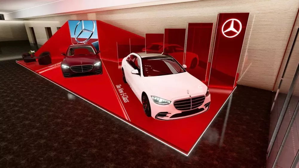 Mercedes-Benz trưng bày tại JW Marriott Hà Nội mùa Giáng sinh