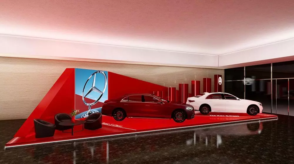 Mercedes-Benz trưng bày tại JW Marriott Hà Nội mùa Giáng sinh