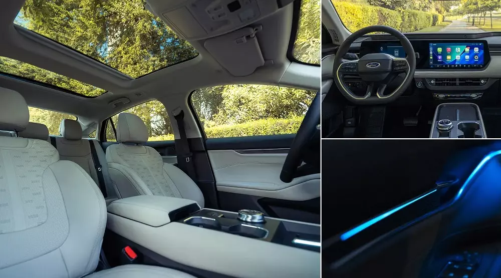Ford Taurus 2026 không có màn hình 27 inch trải dài trên mặt táp-lô như Mondeo mới ở Trung Quốc