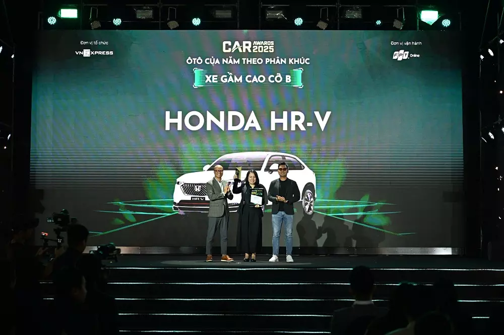 Ngoài ra, Honda HR-V còn giành giải thưởng Xe gầm cao cỡ B của năm