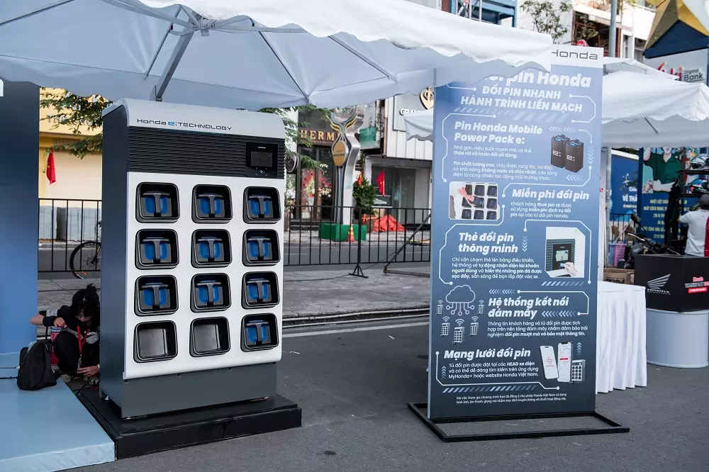 Trạm đổi pin của Honda Trạm đổi pin của Honda