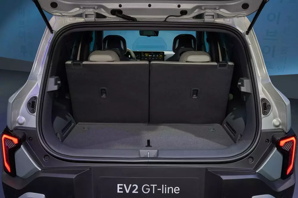 Khoang hành lý phía sau của Kia EV2 