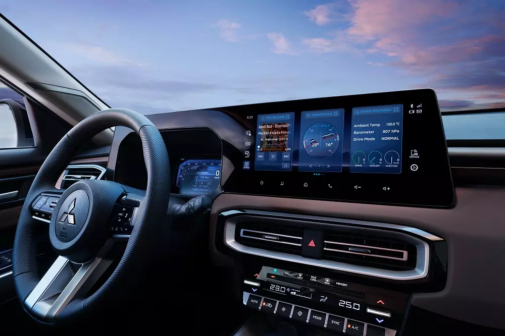 Nội thất của Mitsubishi Destinator khá tiện nghi Nội thất của Mitsubishi Destinator khá tiện nghi