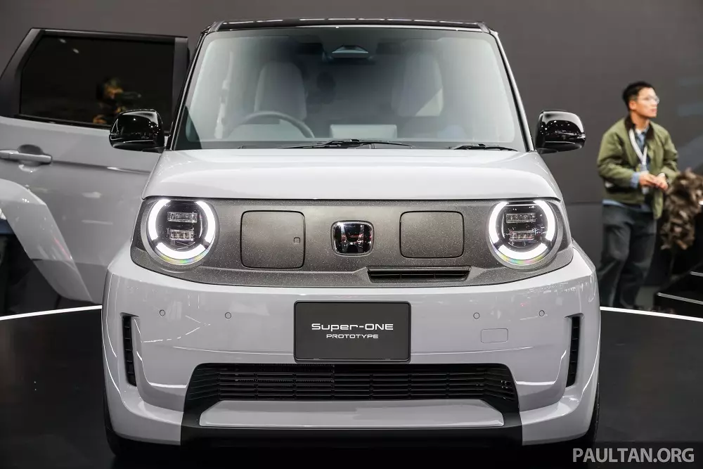 Honda Super-One sở hữu đèn pha hình tròn Honda Super-One sở hữu đèn pha hình tròn