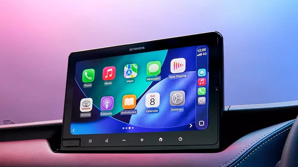 Phiên bản nào của Toyota Vios Hybrid 2026 cũng dùng màn hình cảm ứng trung tâm 10,1 inch, hỗ trợ kết nối Apple CarPlay/Android Auto không dây Phiên bản nào của Toyota Vios Hybrid 2026 cũng dùng màn hình cảm ứng trung tâm 10,1 inch, hỗ trợ kết nối Apple CarPlay/Android Auto không dây