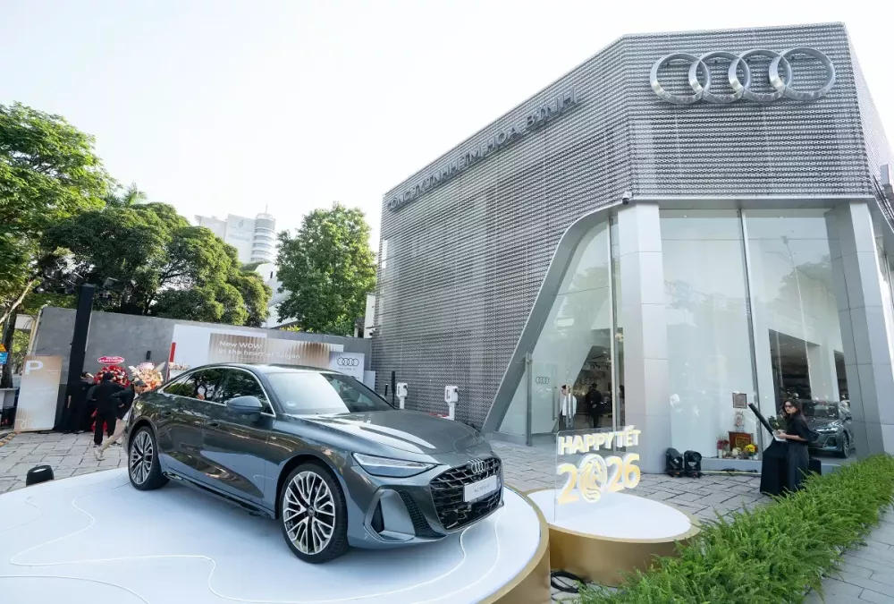 Audi ra mắt showroom đầu tiên áp dụng mô hình Audi Progressive Showroom Concept toàn cầu tại Tp. Hồ Chí Minh