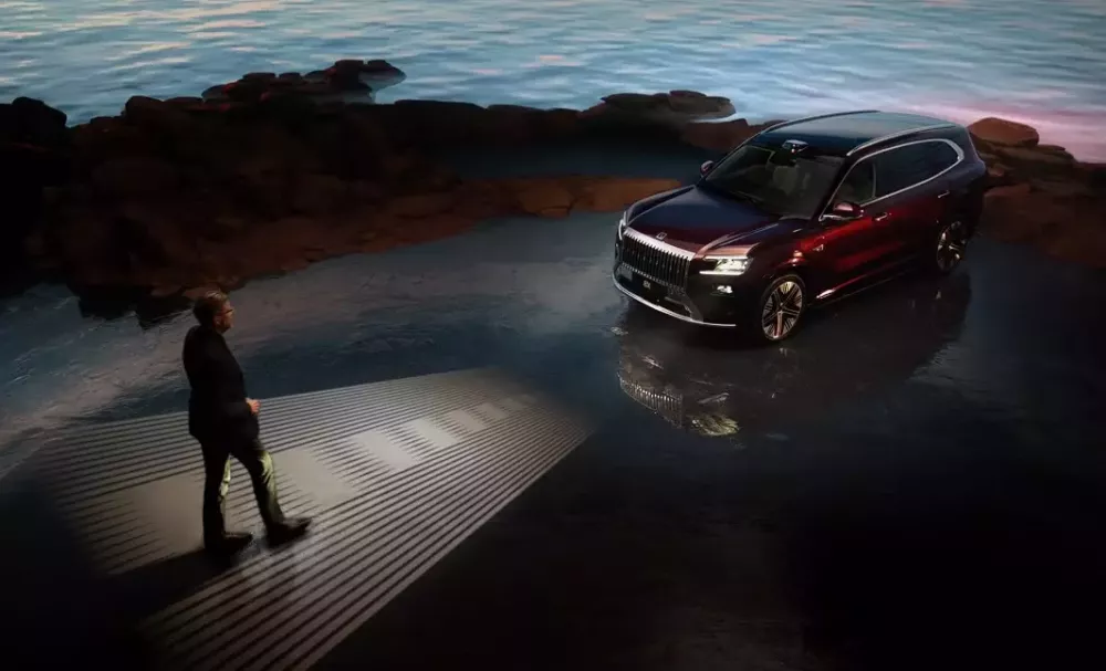 Zeekr 8X sở hữu hệ thống đèn như xe Genesis của Hàn Quốc