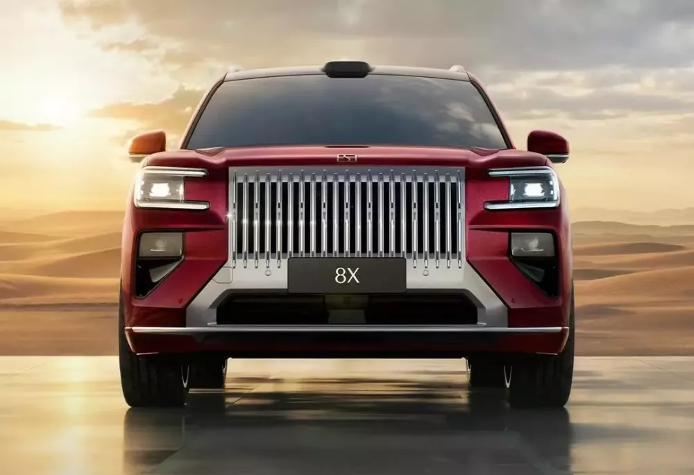 Zeekr 8X nhìn từ phía trước