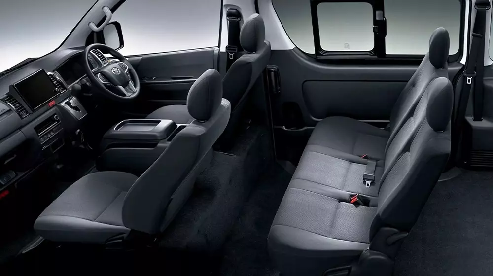 Nội thất của Toyota HiAce 2026 Nội thất của Toyota HiAce 2026
