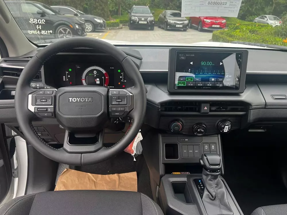 Khoang lái của Toyota Hilux 2026 Khoang lái của Toyota Hilux 2026