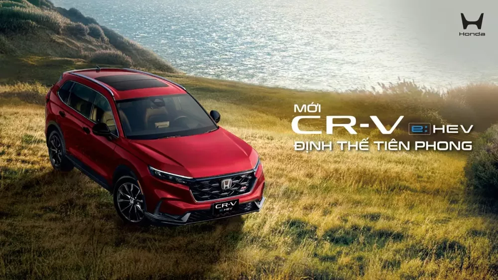 Honda CR-V e:HEV 2026 màu đỏ mới