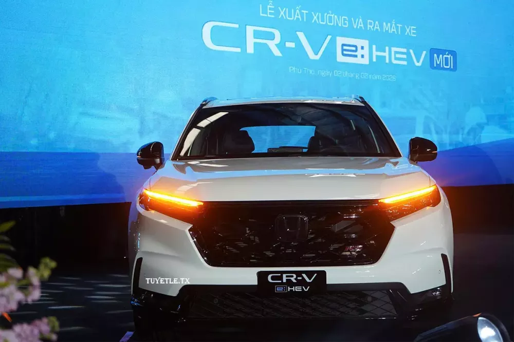 Honda CR-V e:HEV 2026 không thay đổi về mặt thiết kế