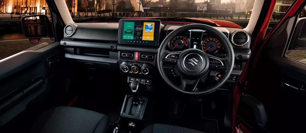 Khoang lái của Suzuki Jimny Nomade 2026