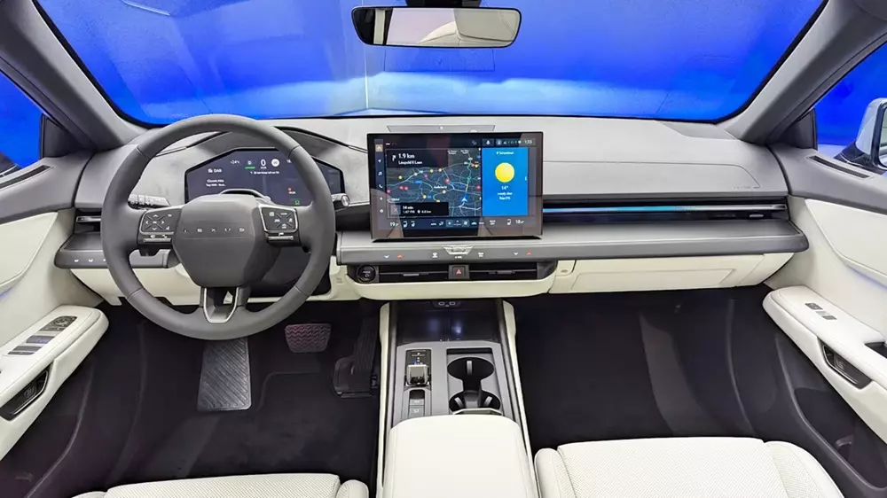 Khoang lái của Lexus ES 2026