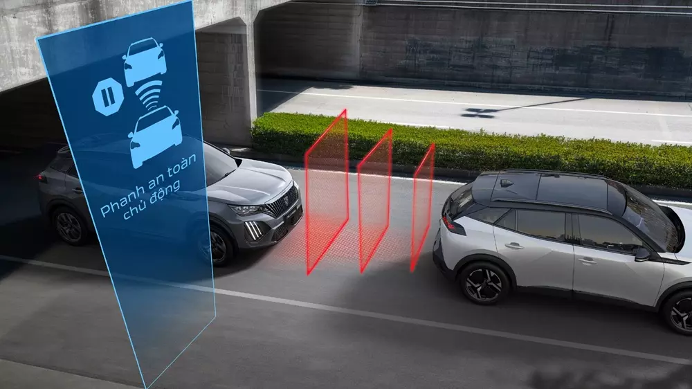 Peugeot 2008 Iconic được trang bị các tính năng an toàn chủ động ADAS