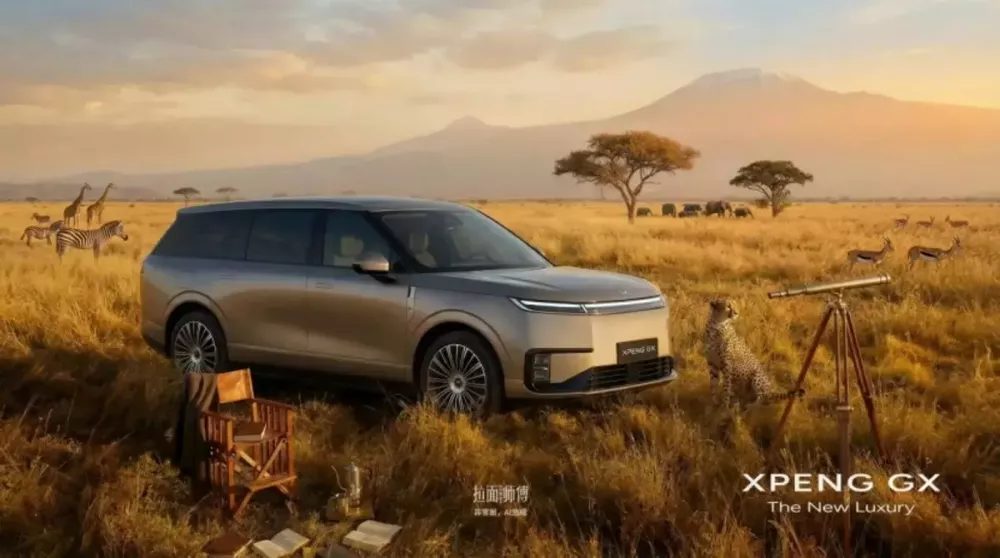 Xpeng GX nhìn từ phía trước
