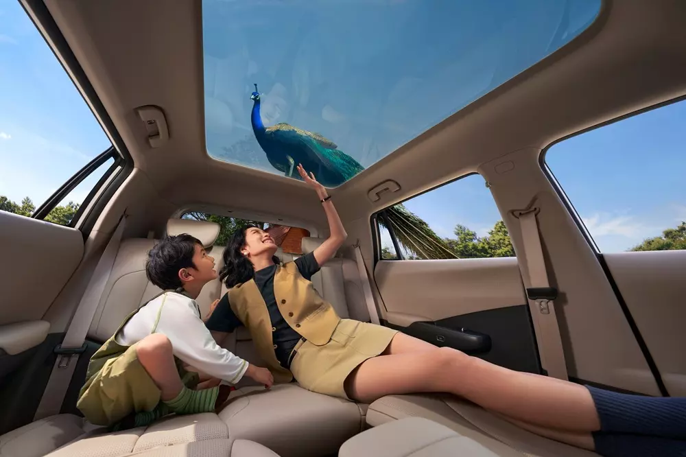 Dongfeng Vigo được trang bị trần kính toán cảnh