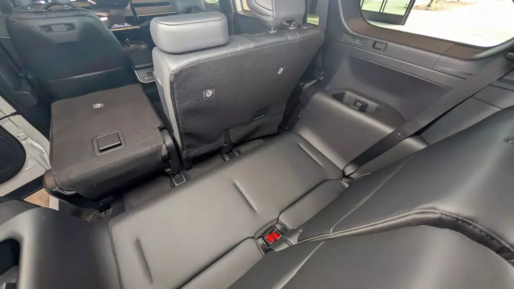 Hàng ghế cuối của Toyota Highlander 2026