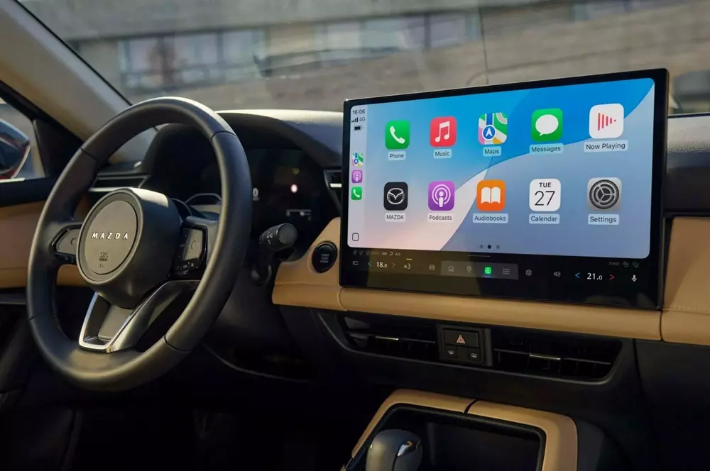 Mazda CX-5 2026 được trang bị màn hình thông tin giải trí lớn hơn