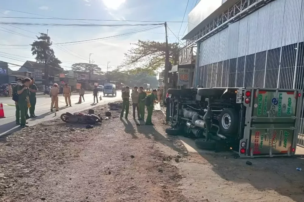 Hiện trường vụ tai nạn