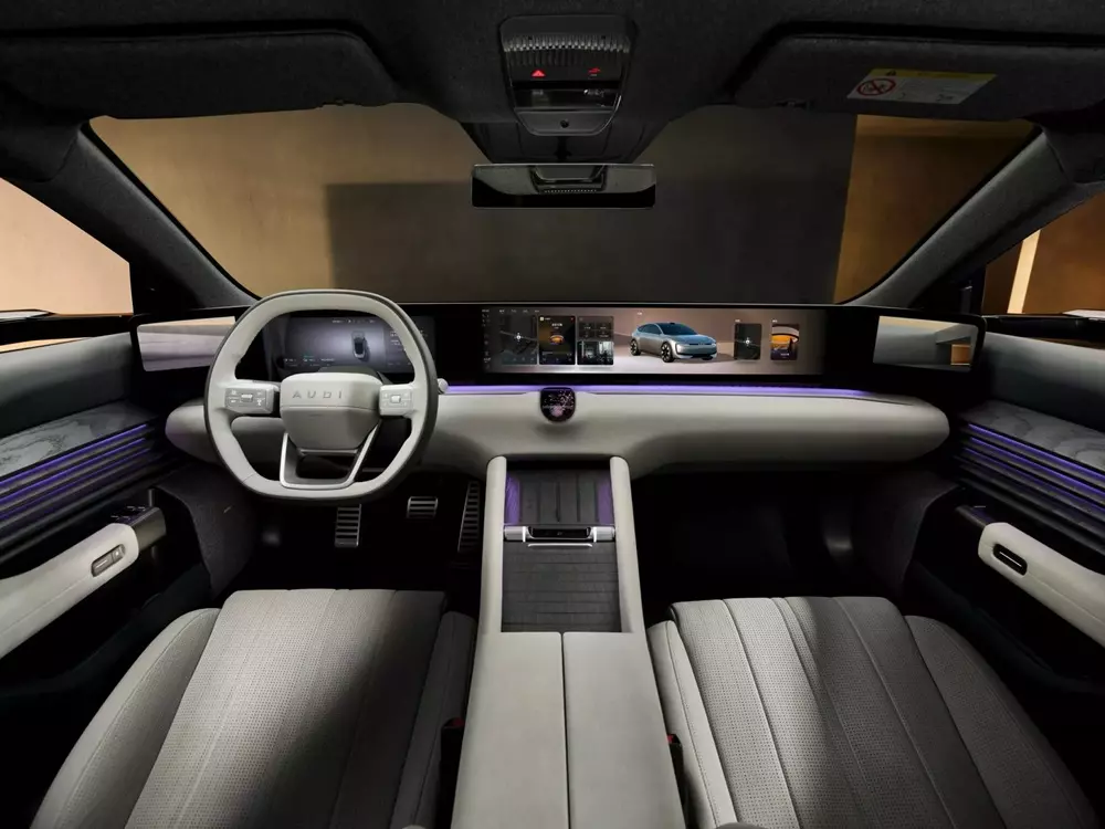 Khoang lái sang trọng và hiện đại của AUDI E5 Sportback 