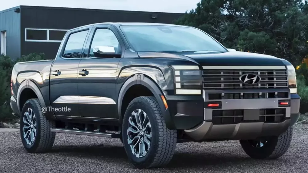 Hyundai thai nghén xe bán tải cỡ trung mới, đối đầu Ford Ranger