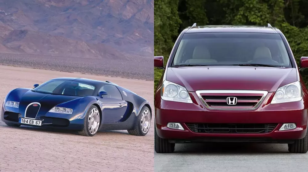 Siêu xe Bugatti Veyron và xế cỏ Honda Odyssey từng sử dụng cùng một hệ thống lốp Michelin Siêu xe Bugatti Veyron và xế cỏ Honda Odyssey từng sử dụng cùng một hệ thống lốp Michelin