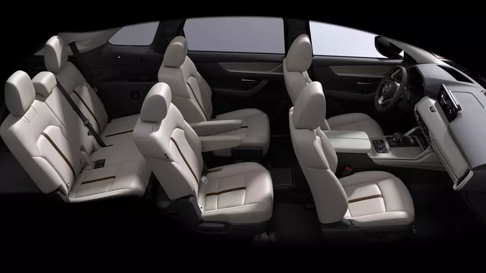 Mazda CX-90 sở hữu nội thất 3 hàng ghế Mazda CX-90 sở hữu nội thất 3 hàng ghế