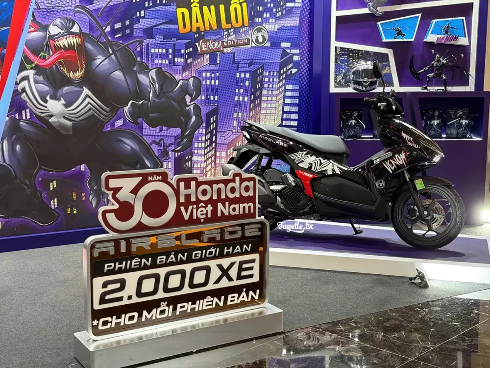 Honda Việt Nam ra mắt Air Blade 125 phiên bản Người Nhện và Venom