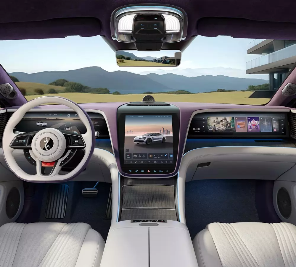 Khoang lái của Yangwang U7 EV 2026 Khoang lái của Yangwang U7 EV 2026