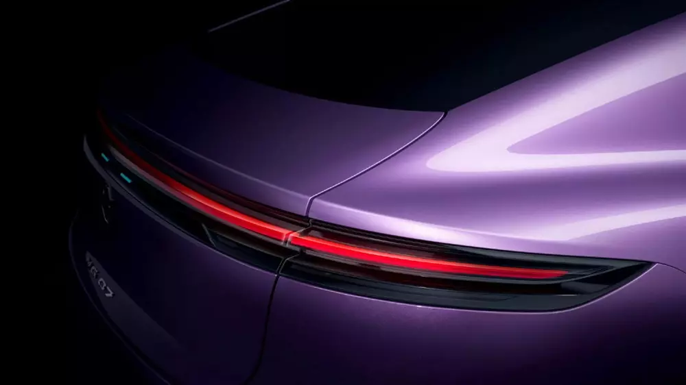 MG 07 sở hữu thiết kế đuôi xe giống Porsche