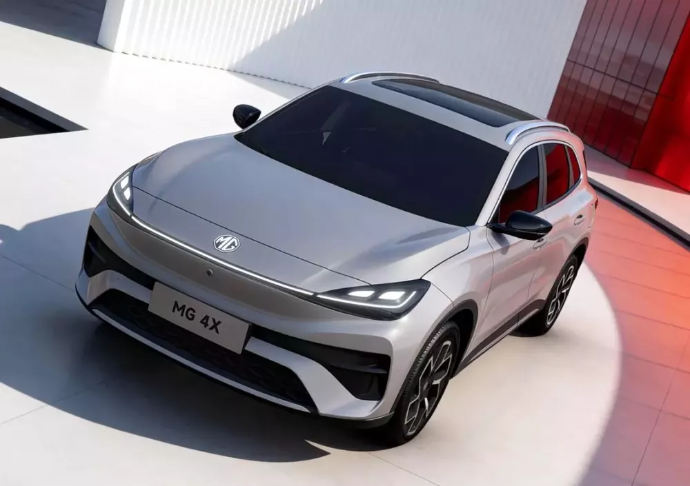 Vén màn SUV điện MG 4X mới