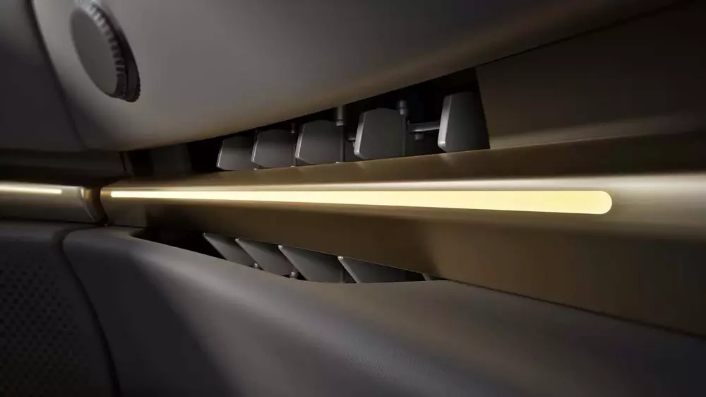 Đèn viền nội thất của Volkswagen ID.Unyx 08 