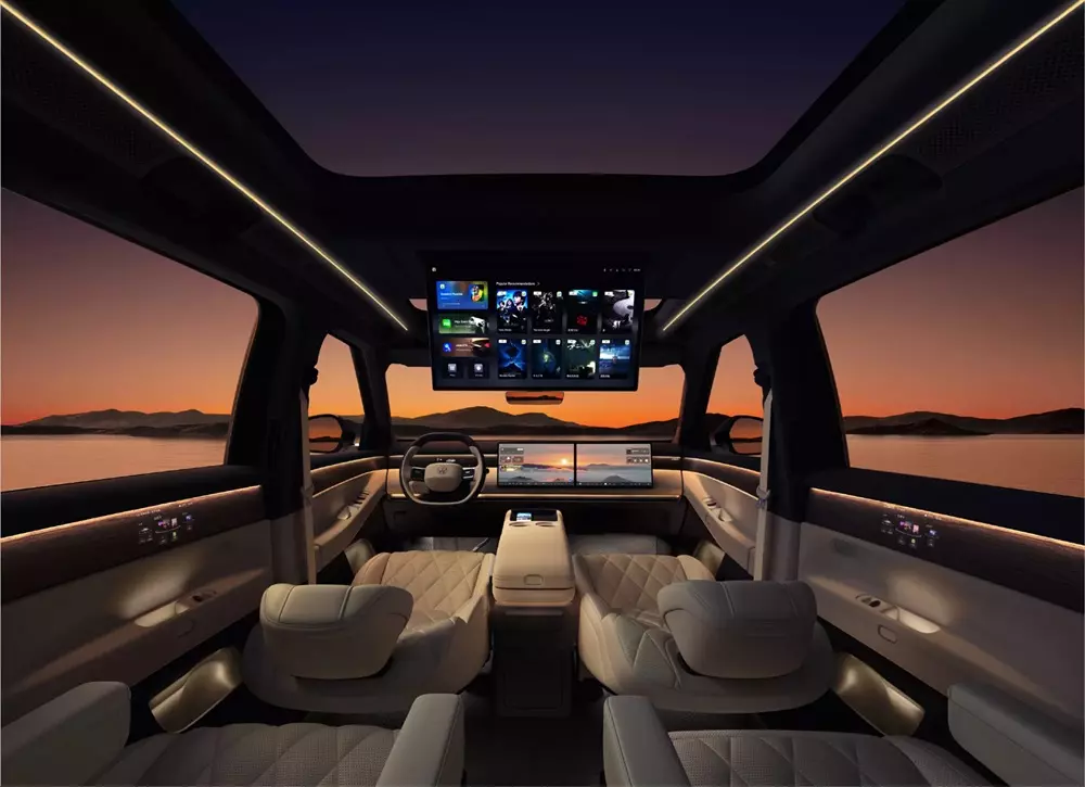 Volkswagen ID. Era 9X sở hữu đèn viền dài 12,8 m