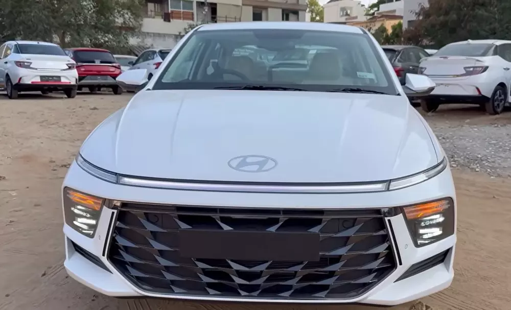 Hyundai Accent 2026 được trang bị lưới tản nhiệt mới