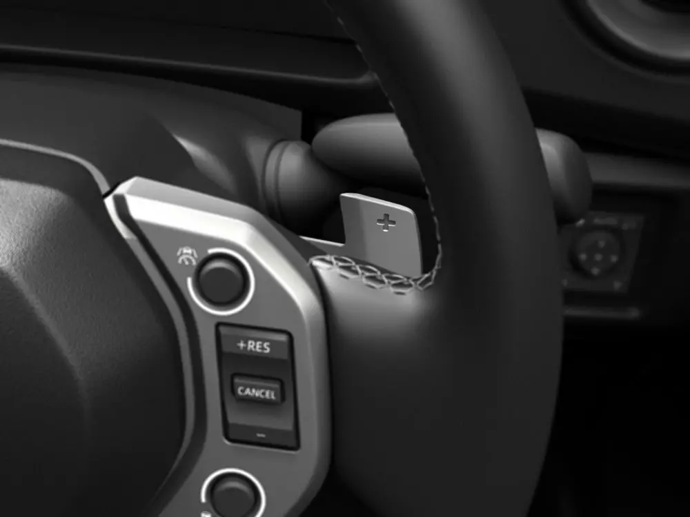 Lẫy chuyển số sau vô lăng của Toyota GR Yaris 2026 số tự động