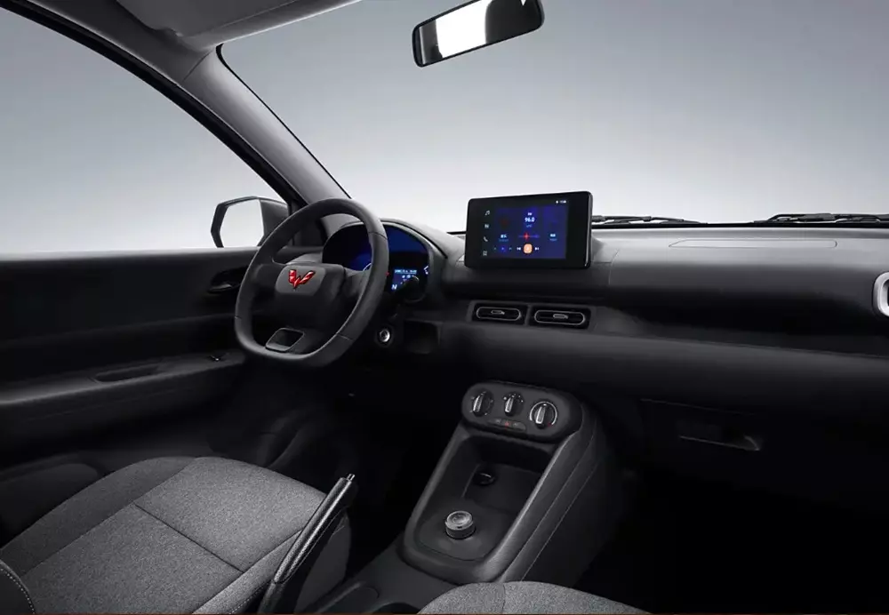 Màn hình thông tin giải trí là trang bị tùy chọn của Wuling Hongguang EV Màn hình thông tin giải trí là trang bị tùy chọn của Wuling Hongguang EV