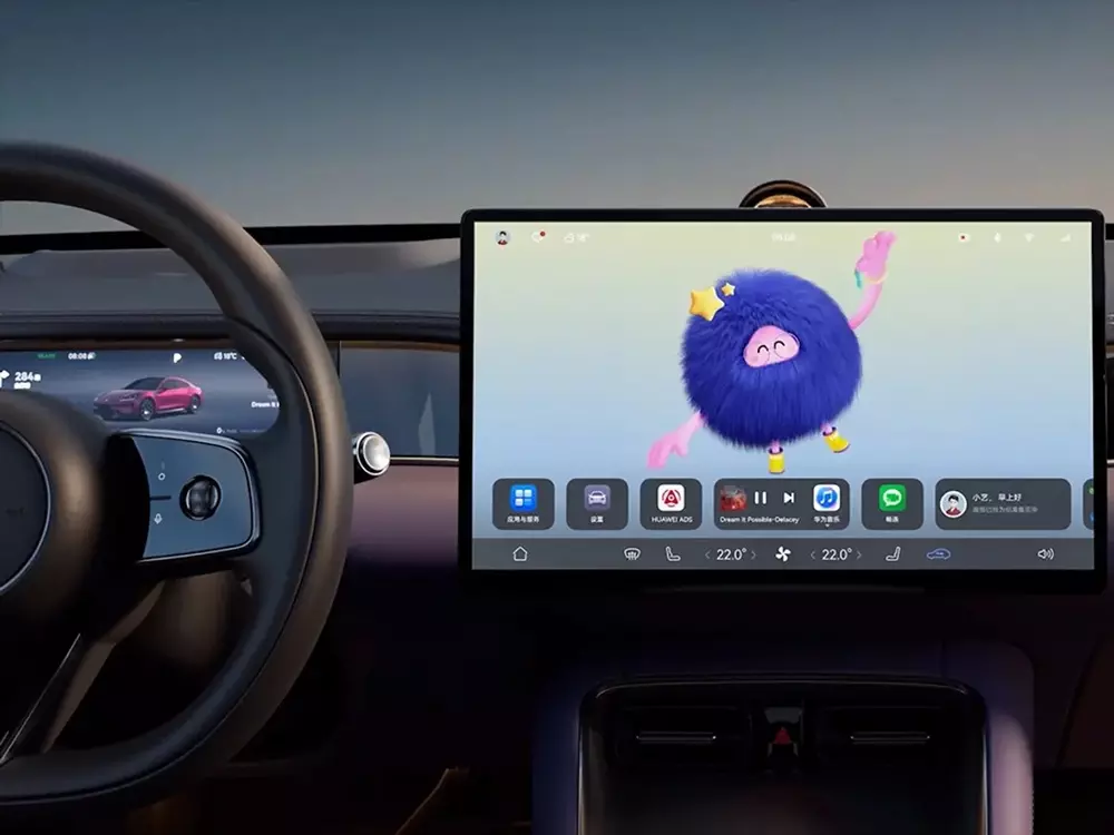 Saic Z7 được trang bị màn hình tương tác cỡ lớn