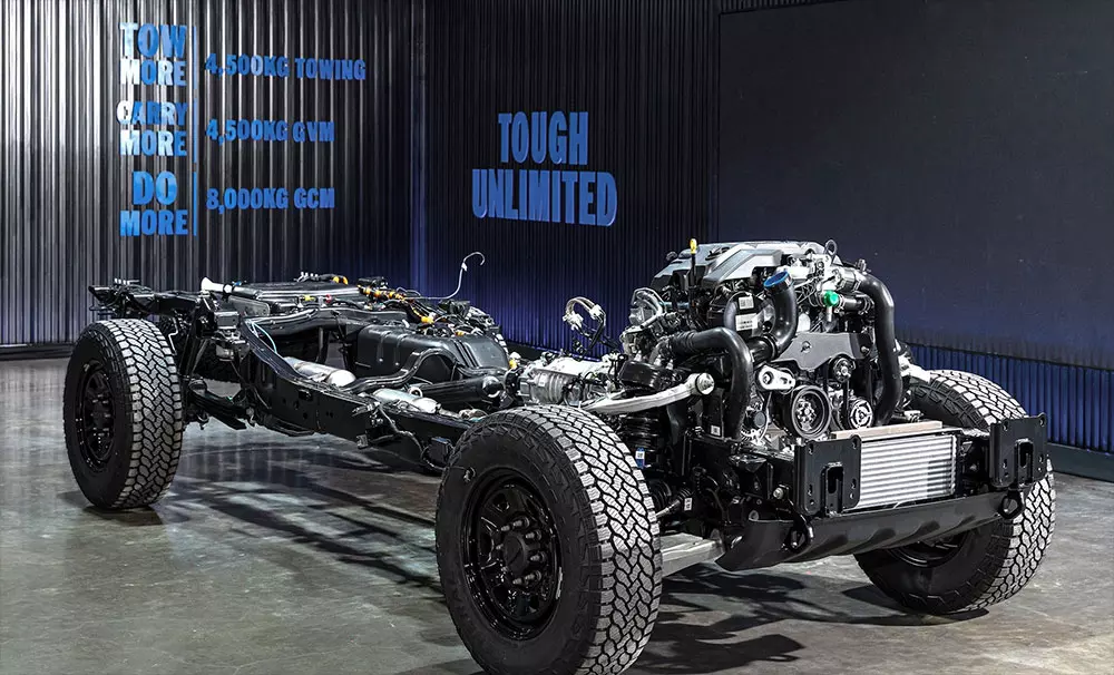Ford Ranger Super Duty dùng khung gầm riêng