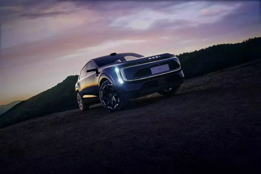 AUDI E7X sở hữu hệ thống đèn ấn tượng