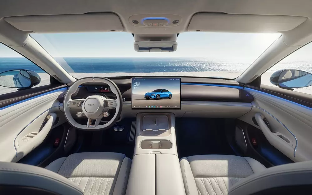 Khoang lái của Xiaomi SU7 2026 