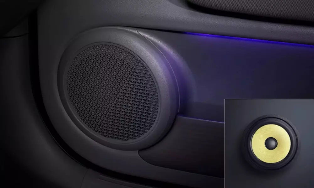 Hệ thống loa của Hyundai Casper Electric Lounge sử dụng màng Kevlar