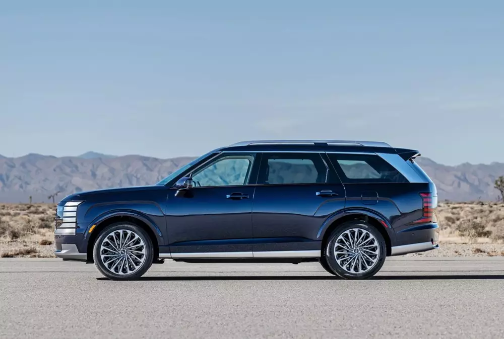 Hyundai Palisade 2026 dài hơn phiên bản cũ