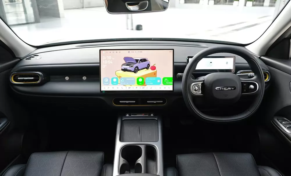 Khoang lái của Chery Q Khoang lái của Chery Q