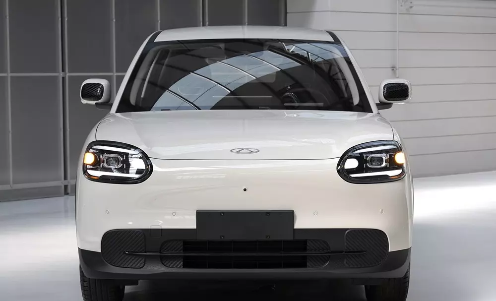 Chery Q có thiết kế tròn trịa và dễ thương Chery Q có thiết kế tròn trịa và dễ thương