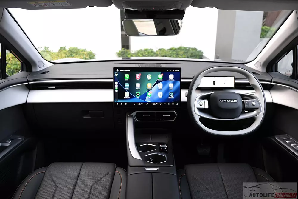Khoang lái của Omoda C5 EV 2026
