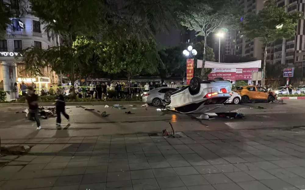 Hiện trường vụ tai nạn