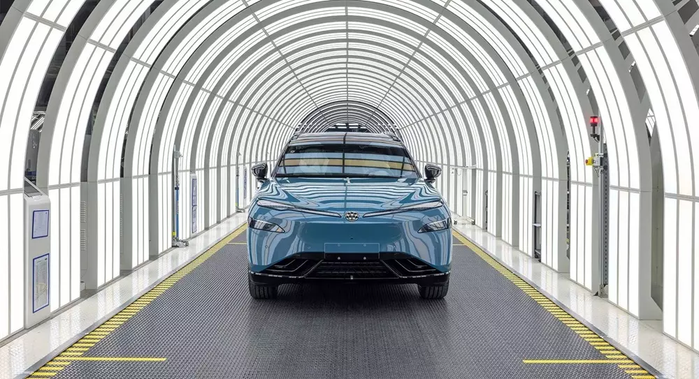 ID. Unyx 08 chính thức được xuất xưởng tại nhà máy Volkswagen An Huy